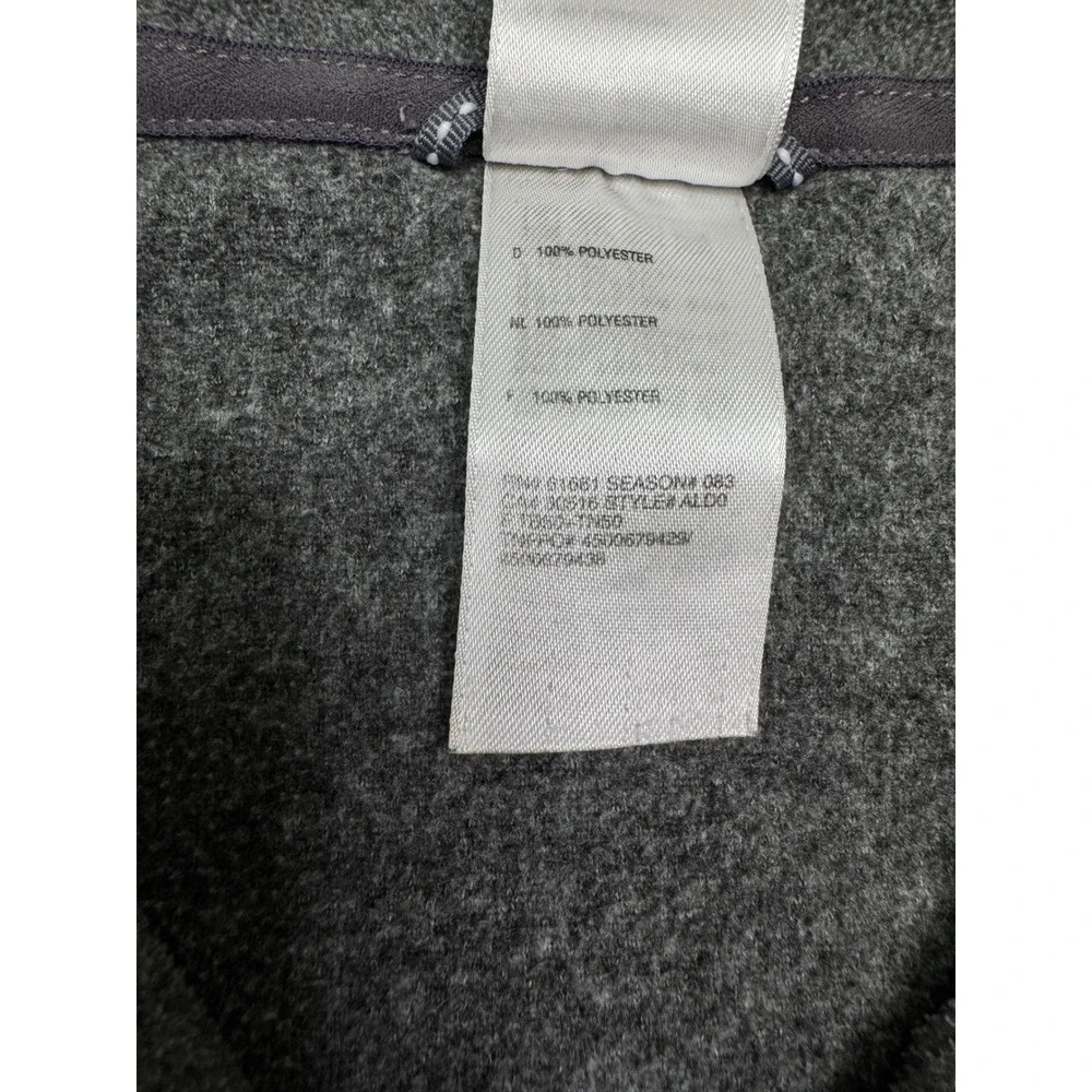 The North Face TKA 100 Glacier 1/4 Zip Fleece Gray Pullover Mens Size XXL